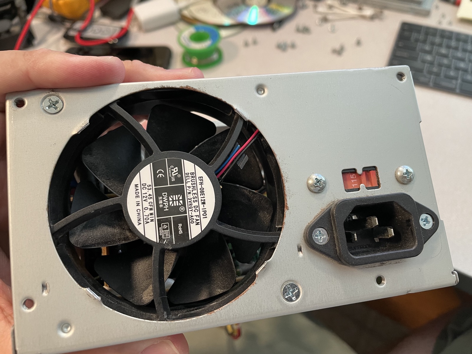 Quicksilver PSU Fan Replacement